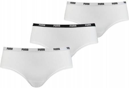 Puma hipster wit (set van 3)