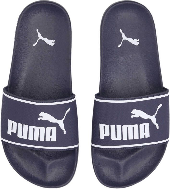 Puma Leadcat 2.0 badslippers donkerblauw/wit