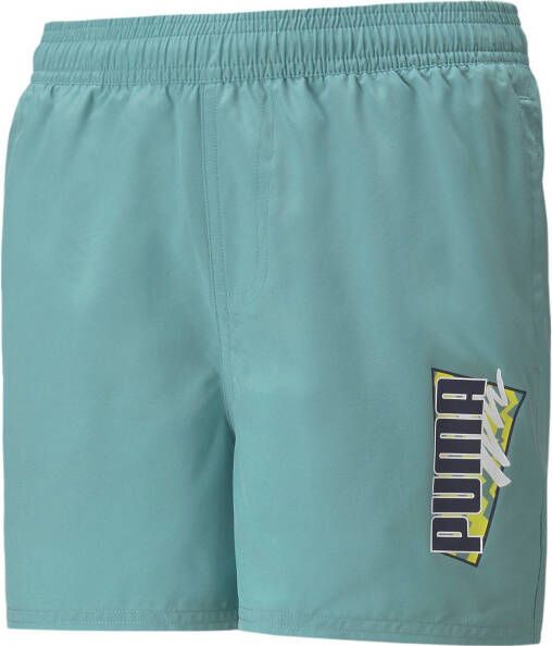 Puma essentials+ woven korte broek turquoise/blauw kinderen