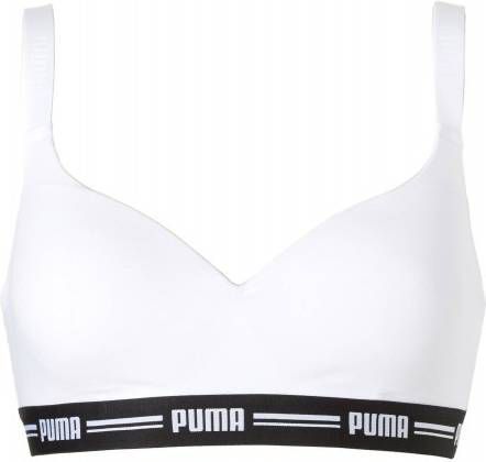Puma voorgevormde bh zonder beugel wit