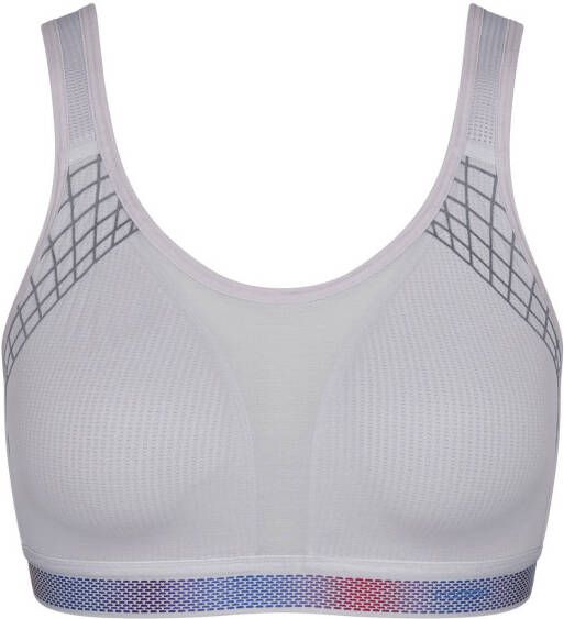 Triumph TOP level sportbh Triaction Cardio Cloud grijs