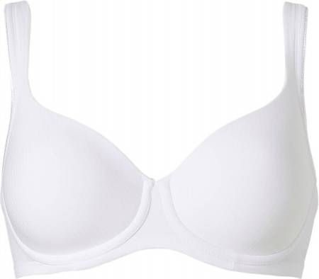 Triumph voorgevormde beugelbh Modern Soft+Cotton wit