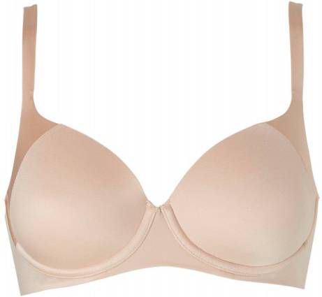 Triumph bh met steuncups Body Make Up Soft Touch WP met details van satijn