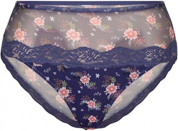 harmony Slip met kant Nachtblauw