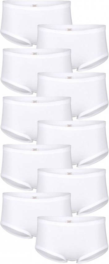 harmony Tailleslips per 10 met zachte elastische boordjes 10x wit