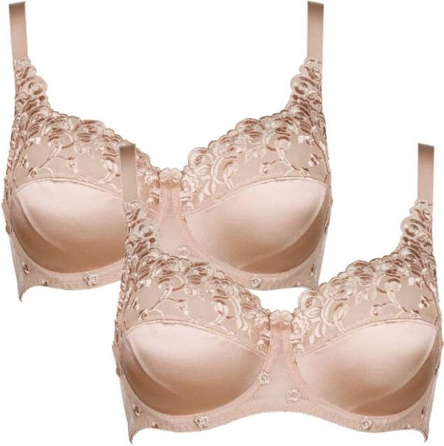 Naturana Beugel bh met kant Nude