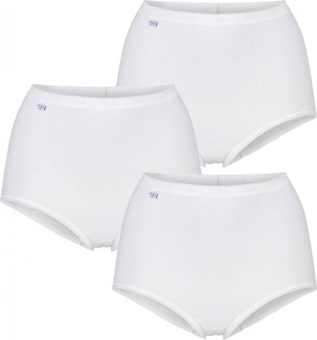 Sloggi Maxislips per 3 van merkkwaliteit 3x wit