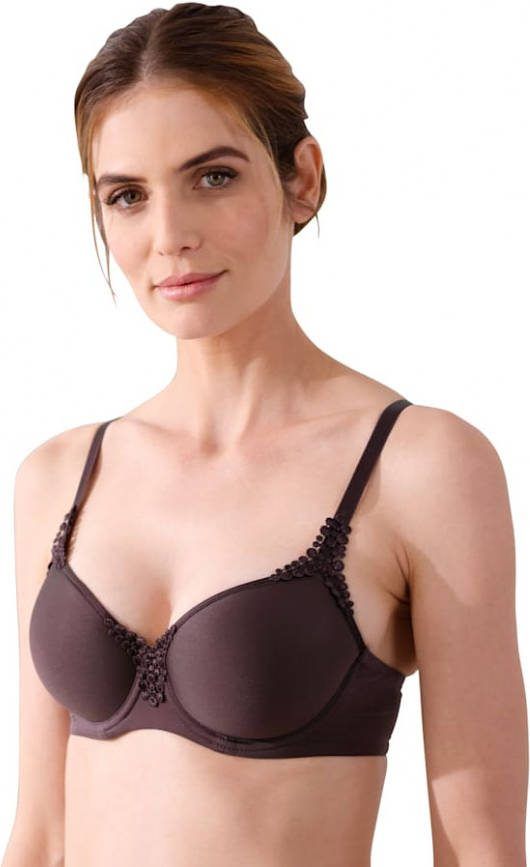 VIANIA Bh met ademende spacercups Aubergine